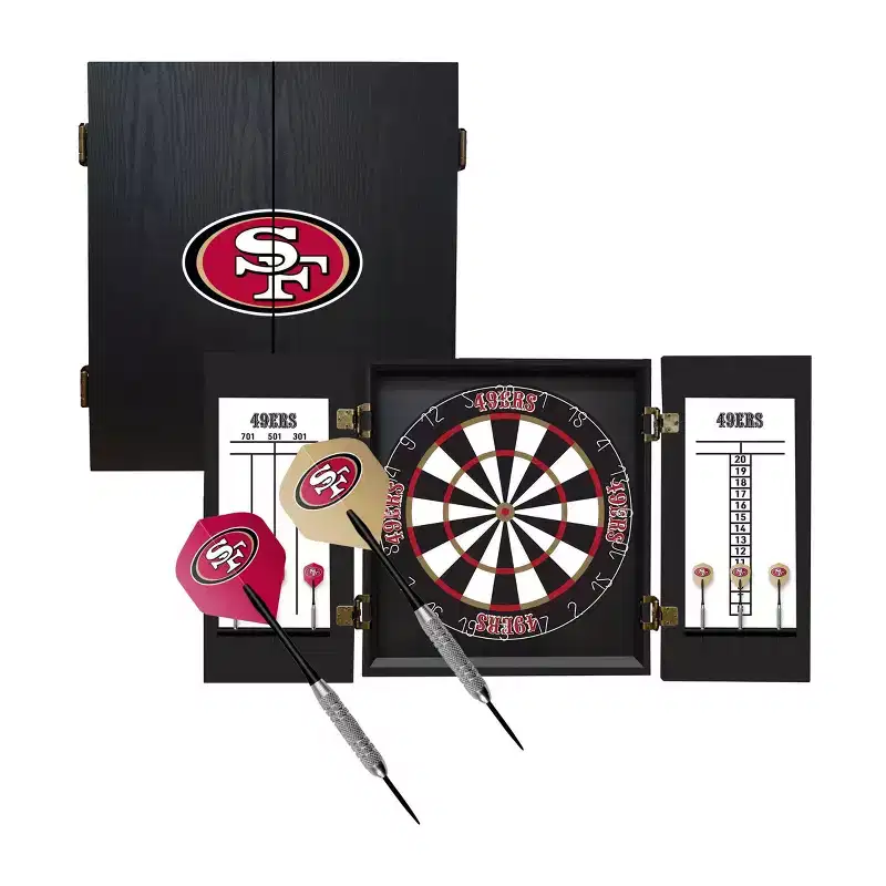 NFL San Francisco 49ers Fan's Choice Dartboard Set