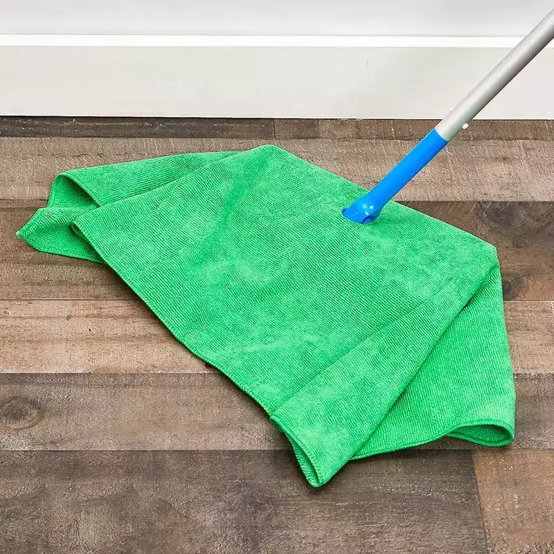 The Lakeside Collection Mop Cape Microfiber, Attach To Any Pole Handle Cleaner Set Of 2 -