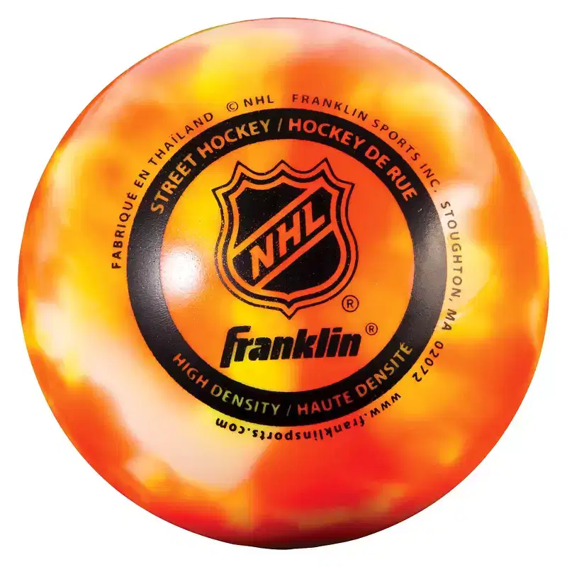 Franklin Sports NHL Extreme Color High Density Street Hockey Ball 3pk - Blue