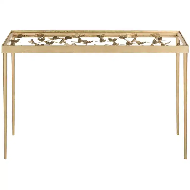Rosalia Butterfly Console - FOX2592A - Gold - Safavieh Couture