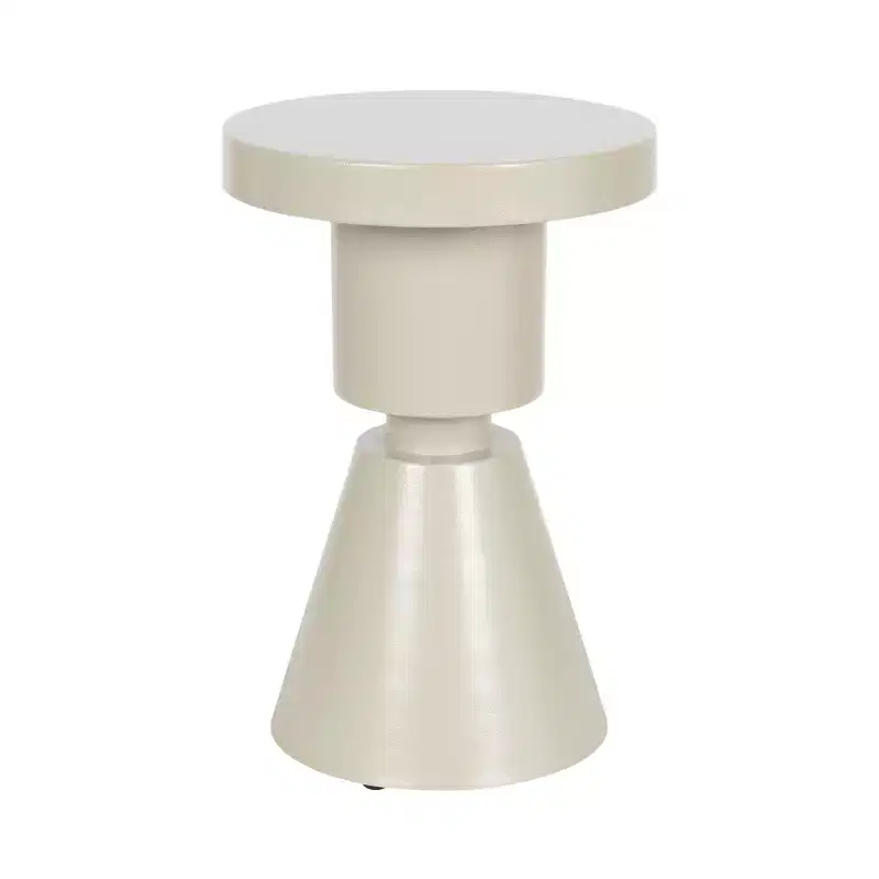 Kate and Laurel Boswell Metal Side Table, 12x12x18, Gray