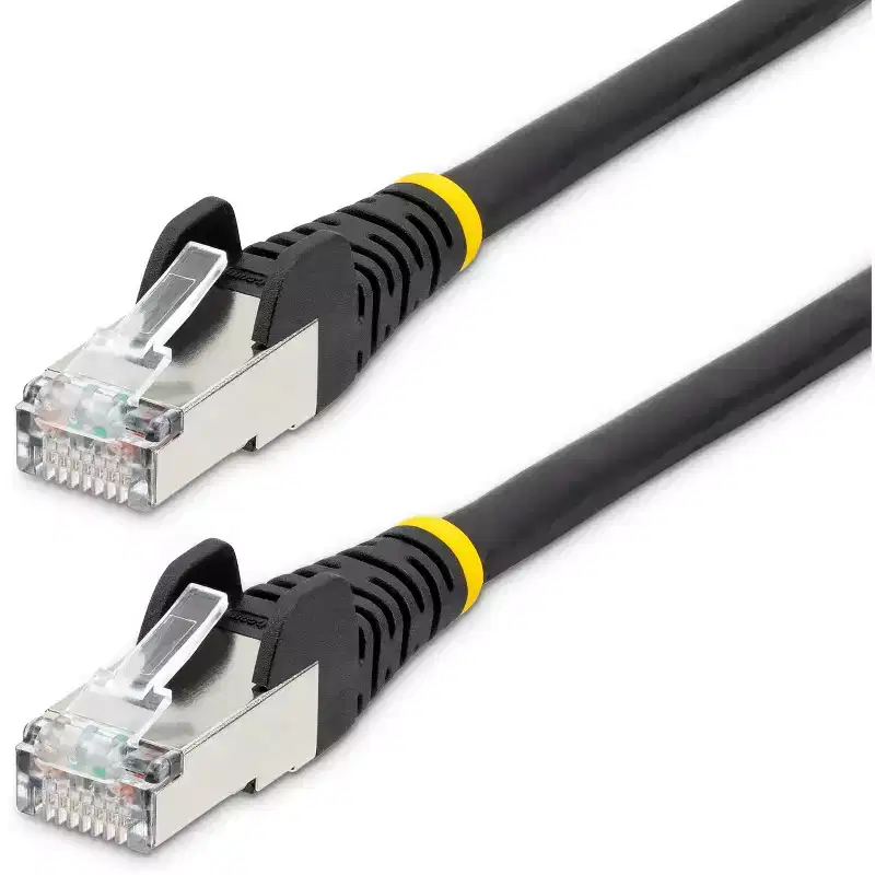StarTech.com CAT6a Ethernet Cable, 35ft, Low Smoke Zero Halogen, 10Gbps, Model NLBK-35F-CAT6A-PATCH