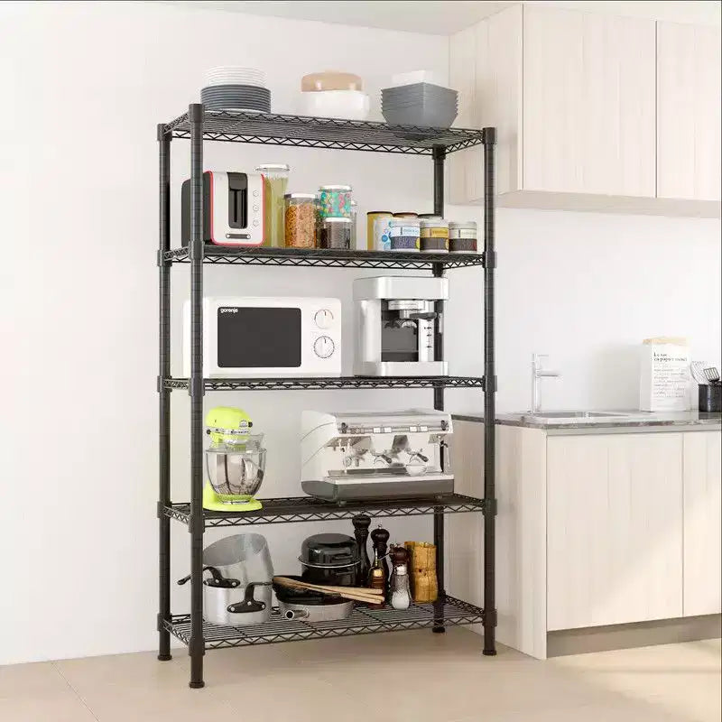35.43" Wide 5-Tier Metal Shelving Unit