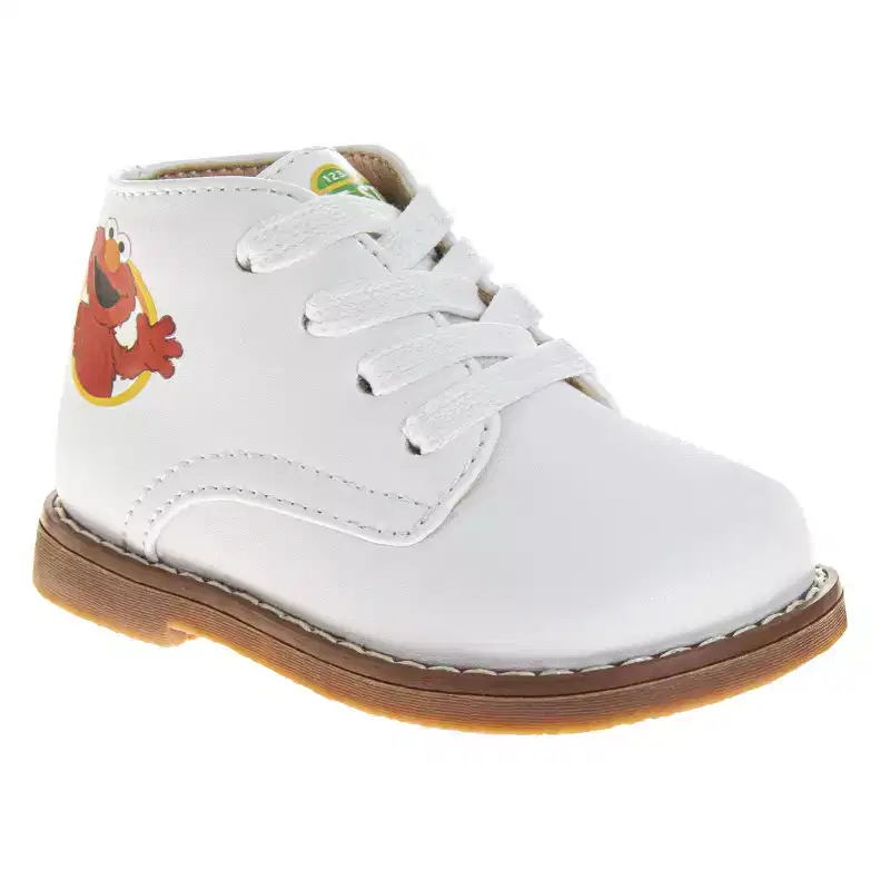 Sesame Street Baby Girl Walking Shoes First Step Walker Lightweight Synthetic Non-Slip High top (Infant-Toddler)