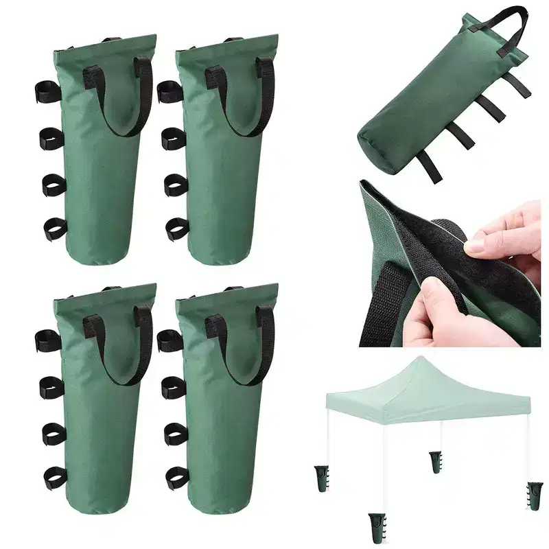 Yescom 4 Pcs 18 Monoshock Weight Sand Bag for Outdoor Pop Up Canopy Tent Shelter Garden Green