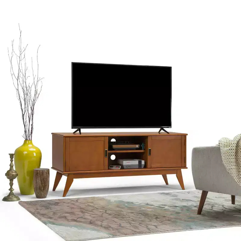 Tierney Mid-Century Solid Hardwood TV Stand for TVs up to 167,6 cm �C 152,4 cm Wide