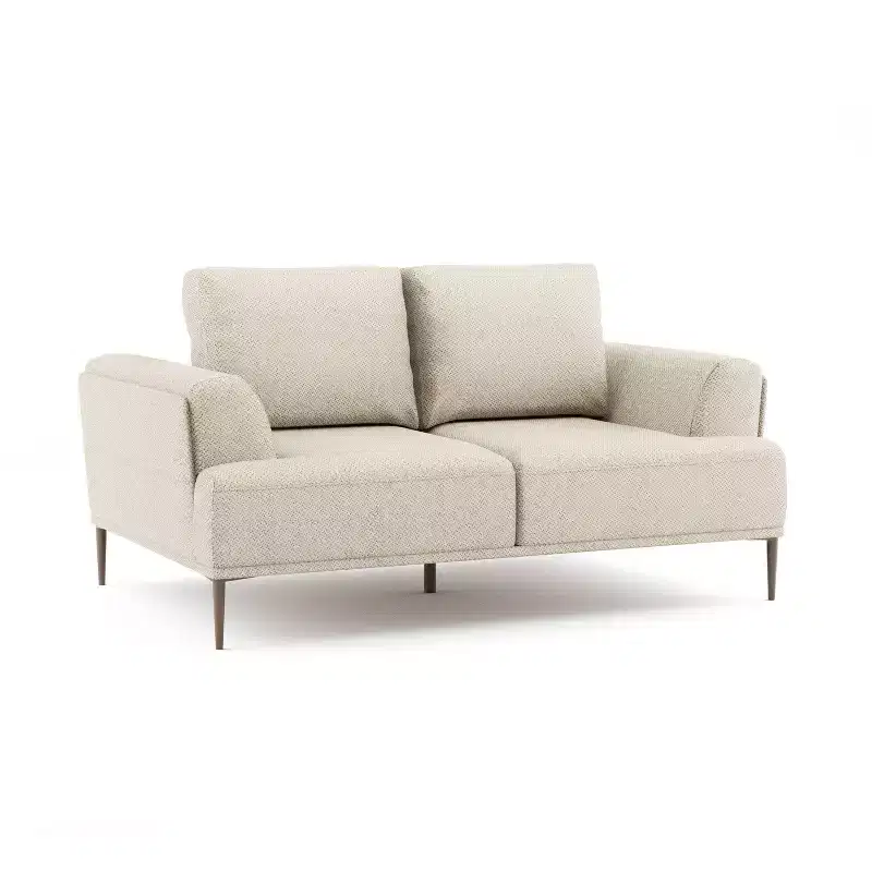 165,1 cm Loveseat �C Chenille Upholstered with Extendable Back & Cup Holder