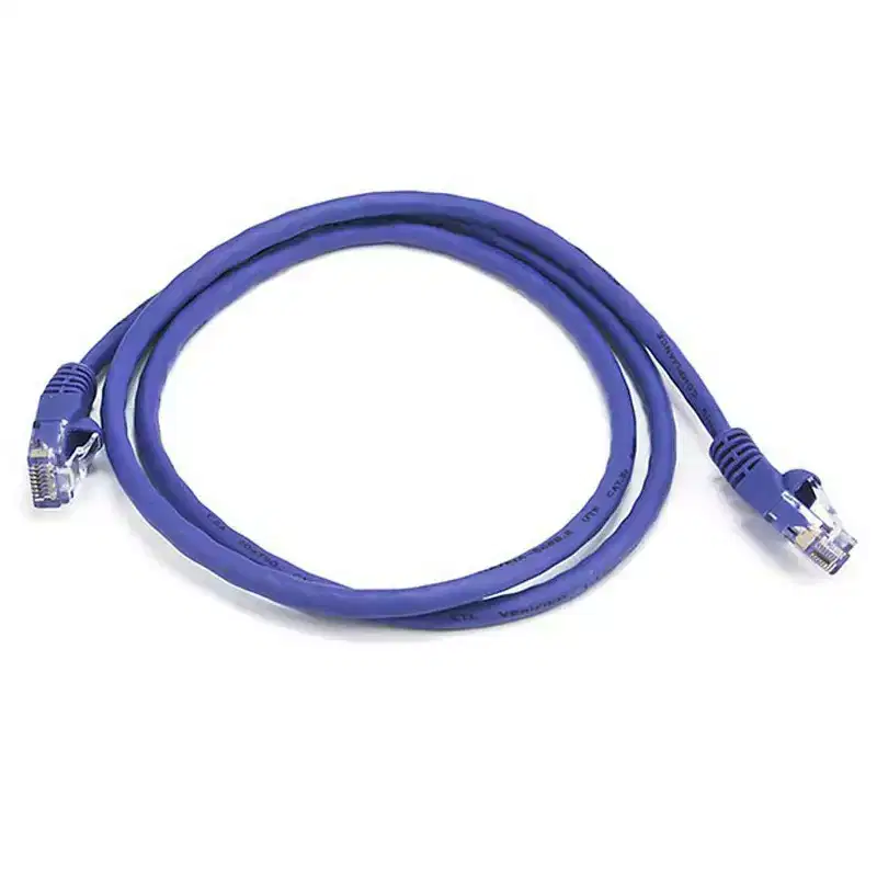 Monoprice Cat5e Ethernet Patch Cable - 3 Feet - Purple | Network Internet Cord - RJ45, Stranded, 350Mhz, UTP, Pure Bare Copper Wire, 24AWG