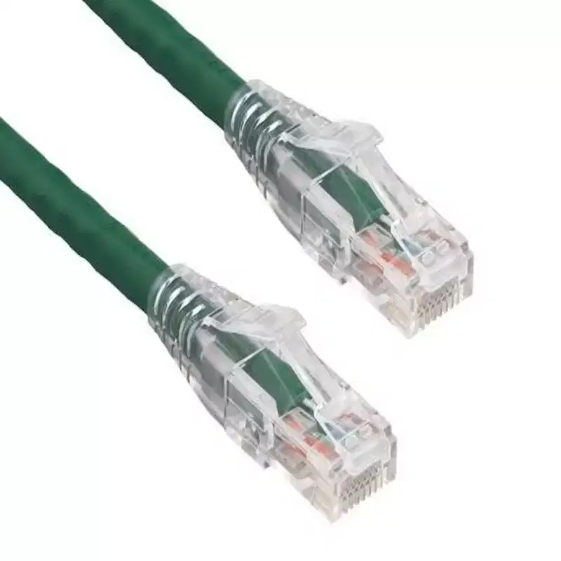 SANOXY Cables and Adapters; 10ft Cat6 550 MHz UTP Ethernet Network Patch Cable with Clear Snagless Boot, Green
