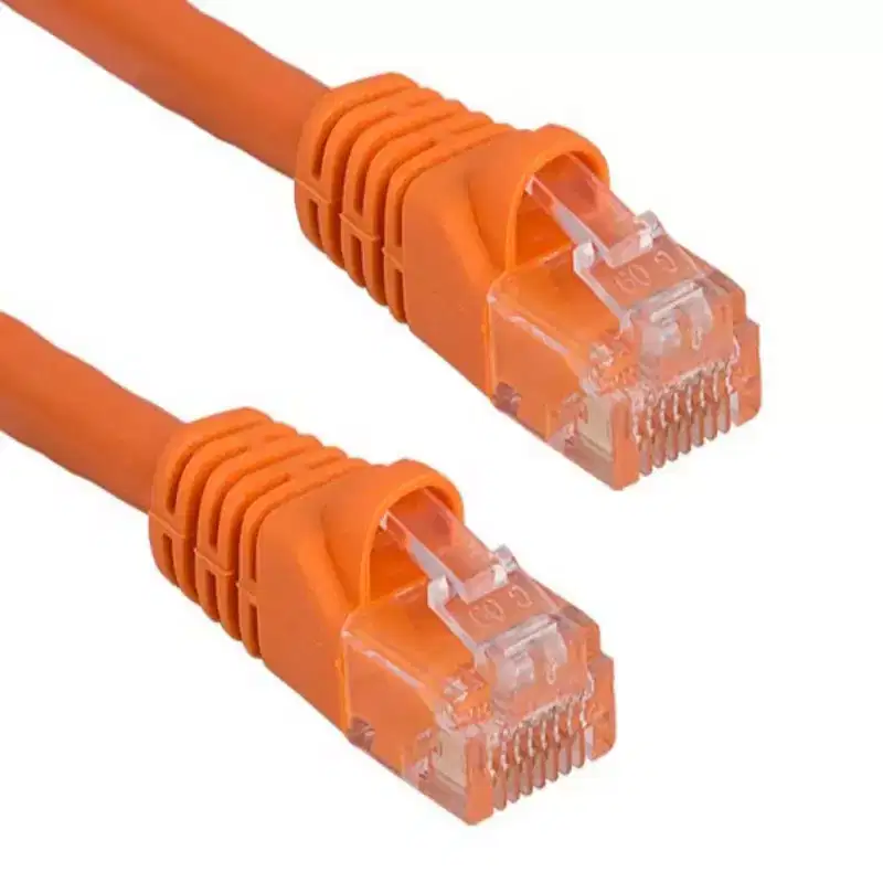 SANOXY Cables and Adapters; 3ft Cat5e 350 MHz UTP Snagless Crossover Ethernet Network Patch Cable, Orange