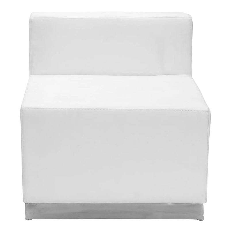 5 PC LeatherSoft Modular Reception Configuration w/Taut Back &Seat
