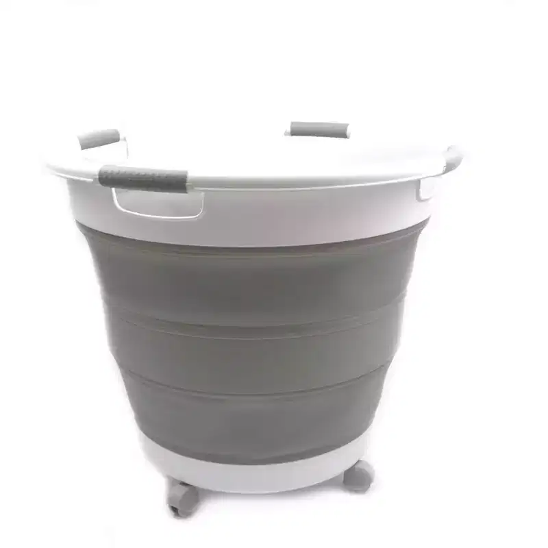 SAMMART 66L (17.4 gallon) Collapsible Laundry Basket with wheels