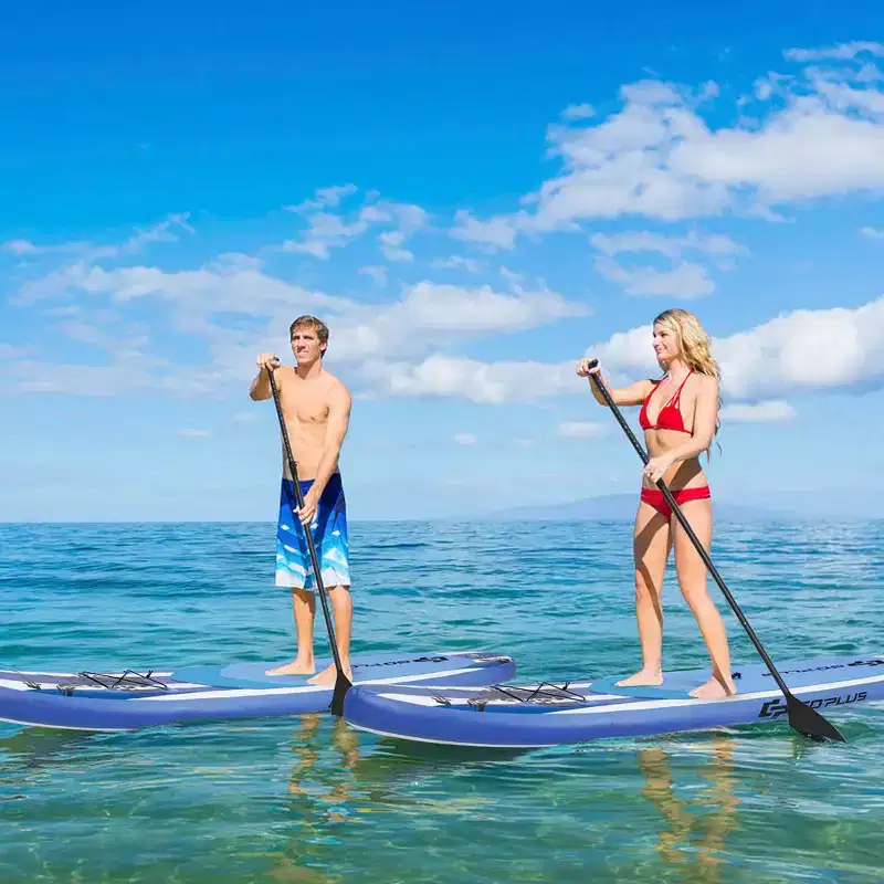 Costway 10.5 Inflatable Stand Up Paddle Board SUP W/Carrying Bag Aluminum Paddle