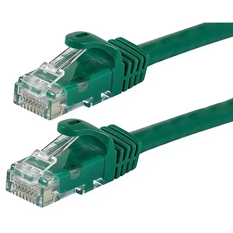 Monoprice Cat6 Ethernet Patch Cable - 7 Feet - Green | Network Internet Cord - RJ45, Stranded, 550Mhz, UTP, Pure Bare Copper Wire, 24AWG - Flexboot