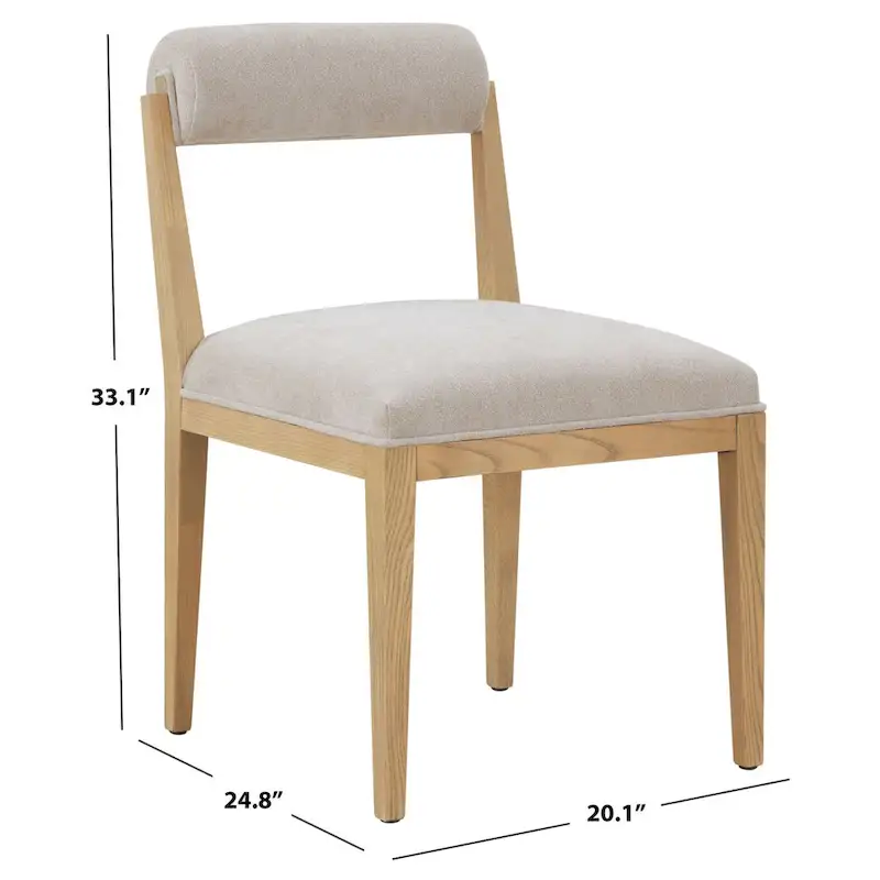 Rolled Back 20-inch Dining Chair - 20Wx25Dx33H