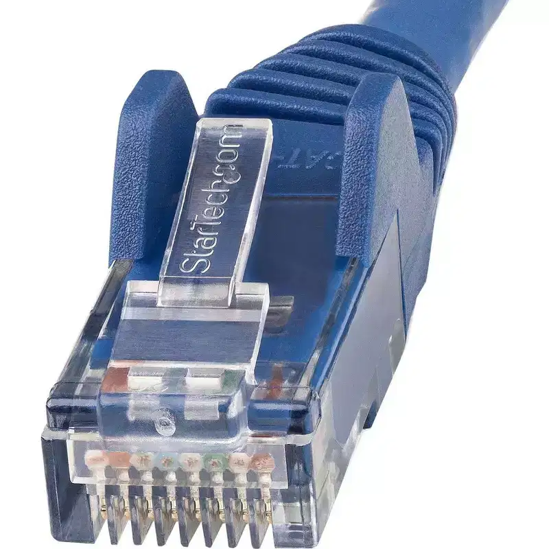 StarTech.com 25ft CAT6 Ethernet Cable - LSZH 10 GbE Snagless Blue Network Patch Cord (N6LPATCH25BL)