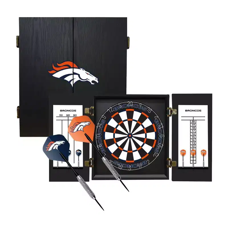 NFL Denver Broncos Fan's Choice Dartboard Set
