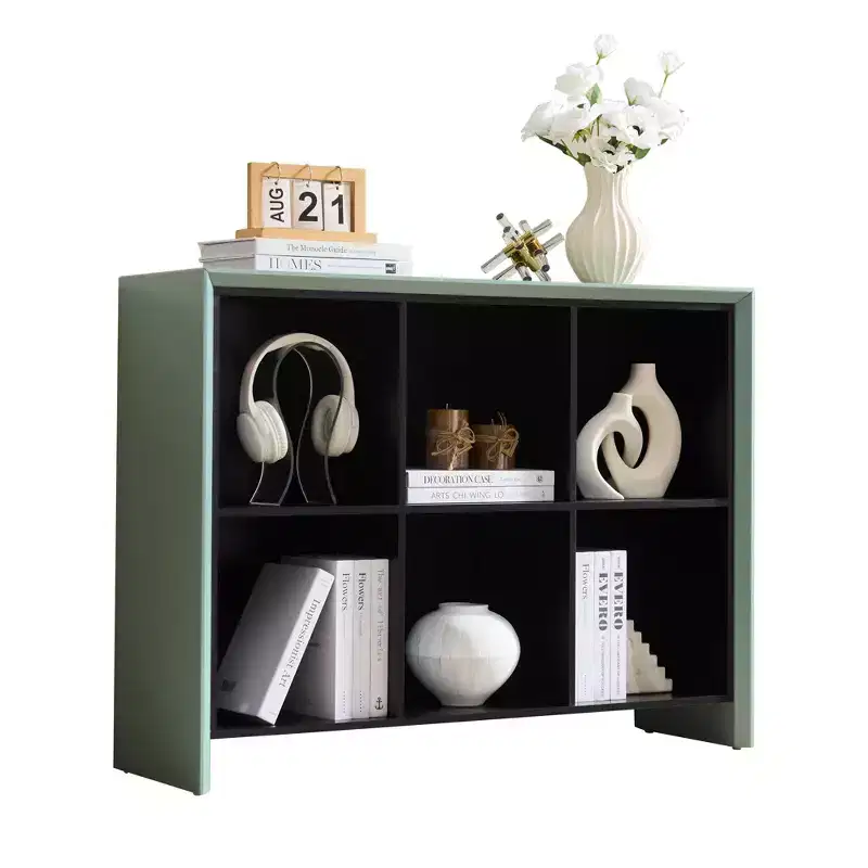 Kings Brand Furniture 6-Shelf Bookcase Contemporary Design