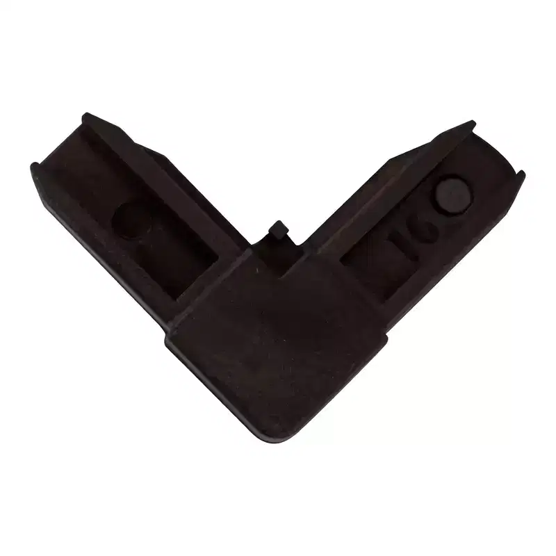 Brixwell Corner Window Hardware, 1-51/64 Length, 37/64 Width, Plastic Material With Dark Bronze Finish