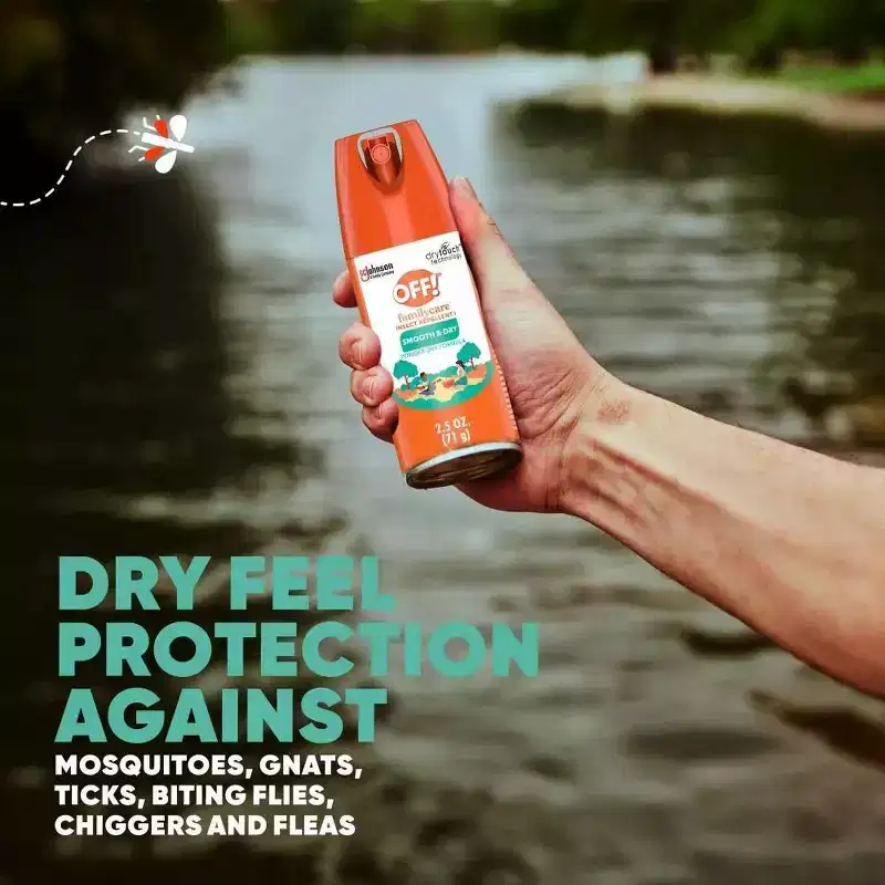 OFF! FamilyCare Smooth & Dry Insect & Mosquito Repellent Spray - 2ct/4oz each