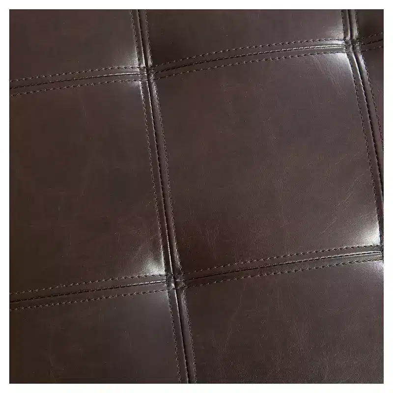 Christopher Knight Home Alexandria Bonded Leather Storage Ottoman - Brown: Upholstered Bench, Hardwood Frame