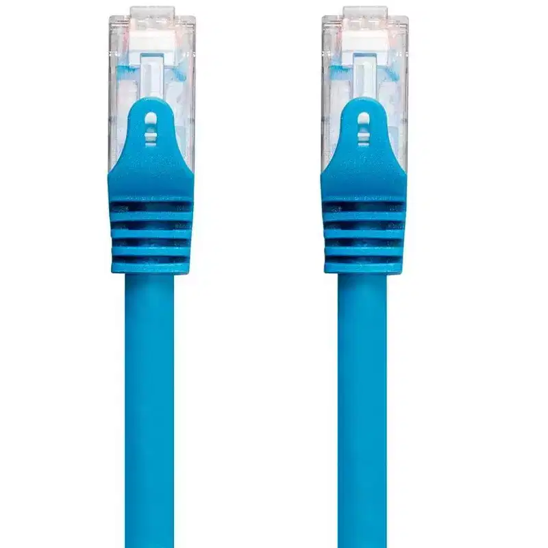 Monoprice Cat6 Ethernet Patch Cable - 50 feet - Blue | Snagless, RJ45, 550Mhz, UTP, CMP, Plenum, Pure Bare Copper Wire, 23AWG - Entegrade Series