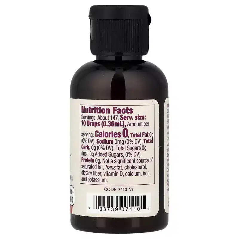 NOW Foods Real Food, Organic Monk Fruit, Zero-Calorie Glycerite Sweetener, Chocolate, 1.8 fl oz (53 ml)