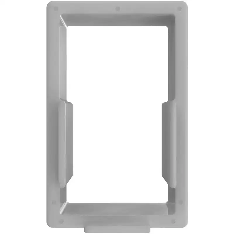 Brixwell Pivot Lock Shoe Fillers, Plastic Material, 2 Length, 1-1/4 Width, 15/32 Thickness, White Finish