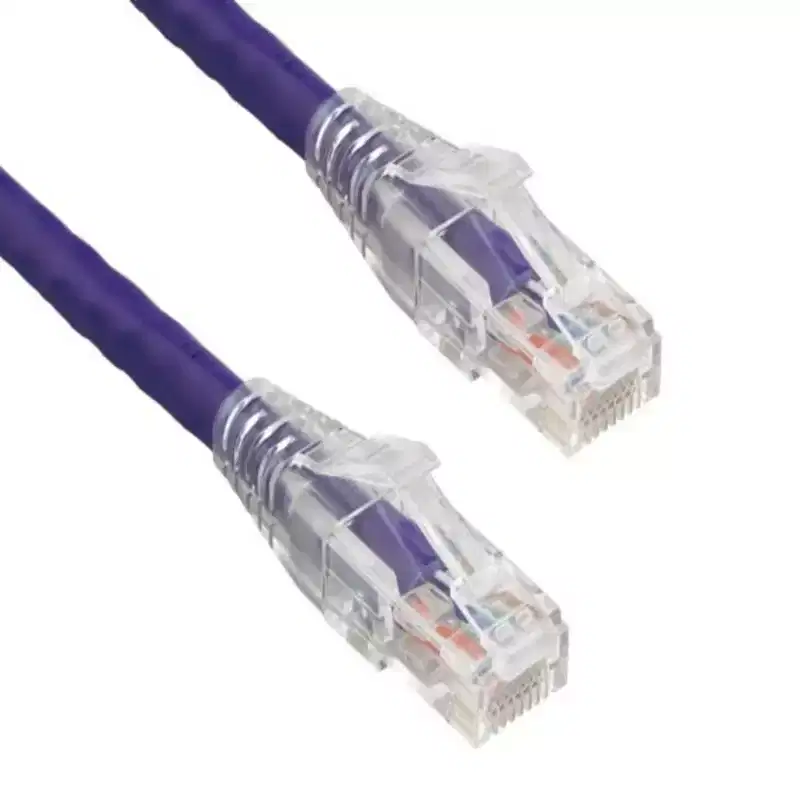 SANOXY Cables and Adapters; 7ft Cat6 550 MHz UTP Ethernet Network Patch Cable with Clear Snagless Boot, Purple