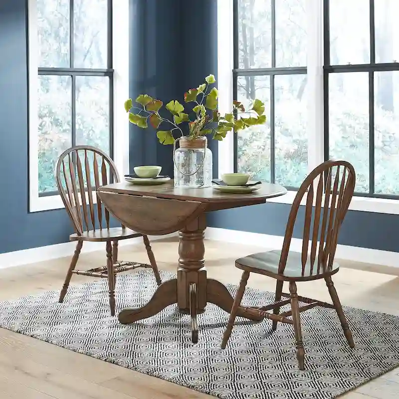 Carolina Crossing Antique Honey 3 Piece Drop Leaf Set