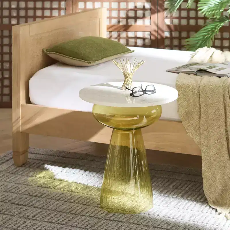 Bethony Side Table - ACC3219 - Yellow/White - Safavieh