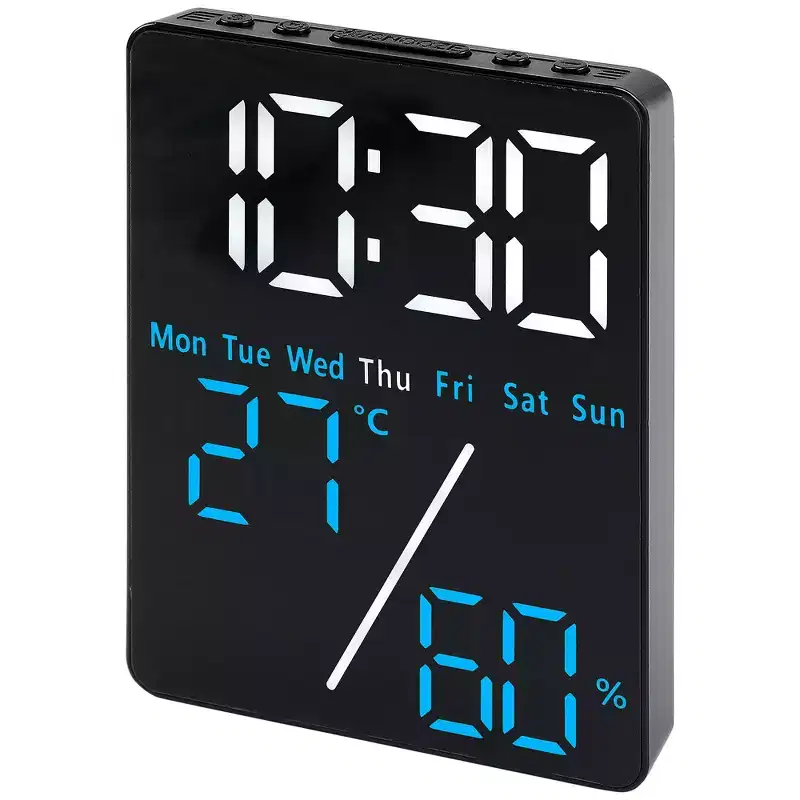 REGALWOVEN Digital Dimmable USB Charger Corded Electric Alarm Clock 3.5Lx 1.0Wx 4.7H 1 Pc