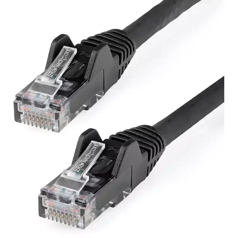 StarTech.com 15ft CAT6 Ethernet Cable - Black Snagless Patch Cord - N6LPATCH15BK