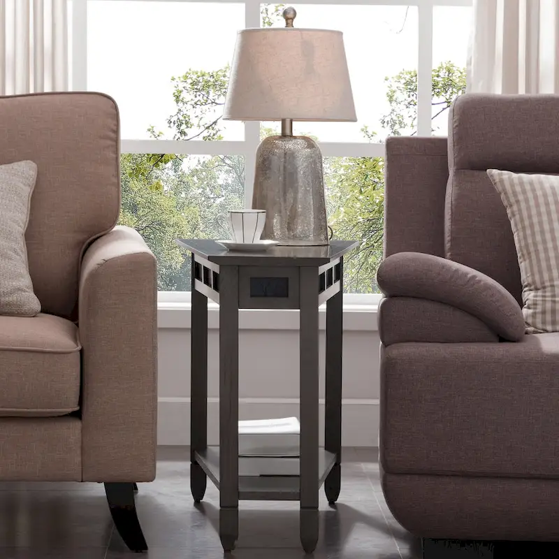Ixia Recliner Wedge End Table