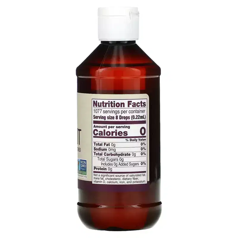 NOW Foods Real Food, Organic Monk Fruit, Zero-Calorie Liquid Sweetener, 8 fl oz (237 ml)
