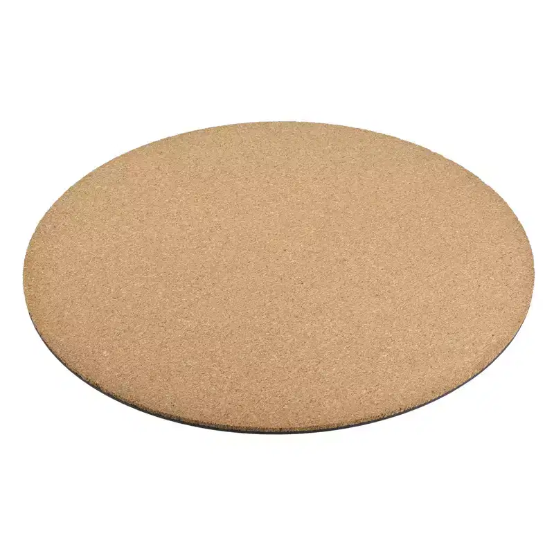 Unique Bargains Home Garden Round Plastic Absorbent Waterproof Coaster Pad Cork Plant Mat 1 Pc
