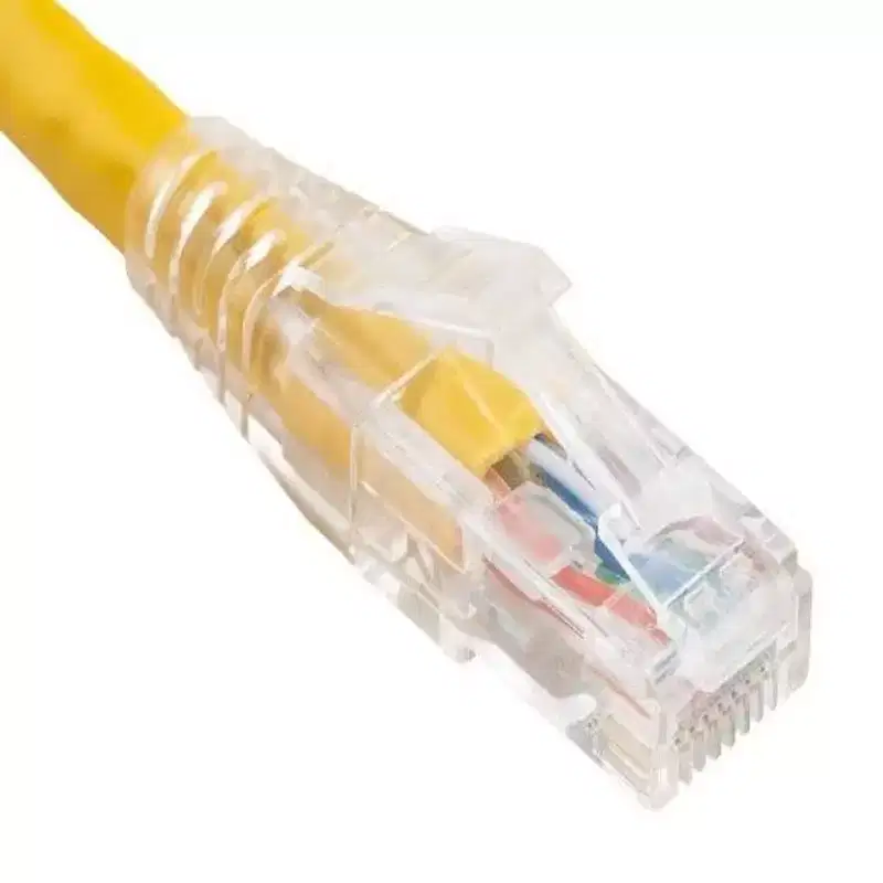 SANOXY Cables and Adapters; 7ft Cat6 550 MHz UTP Ethernet Network Patch Cable with Clear Snagless Boot, Yellow