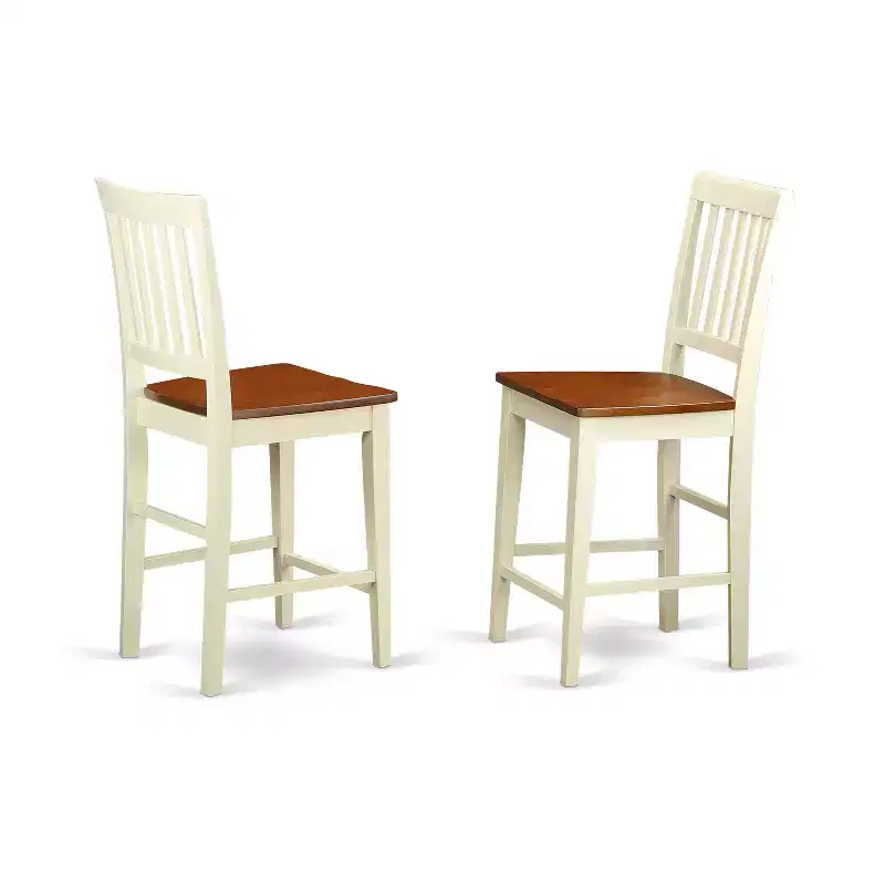 HomeStock Counter Stool- Pub Height Wooden Chairs