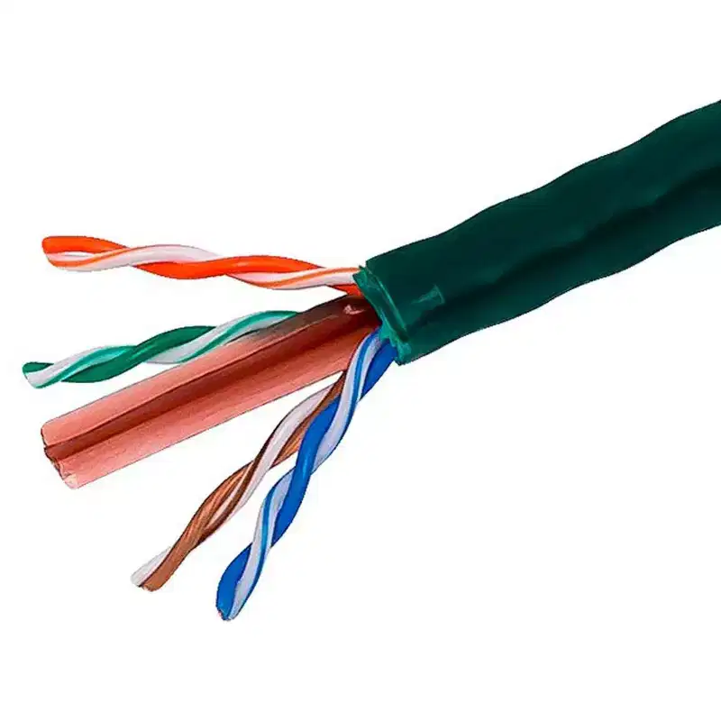 Monoprice Cat6 Ethernet Bulk Cable - Network Internet Cord - Solid, 500Mhz, UTP, CMR, Riser Rated, Pure Bare Copper Wire, 23AWG, 1000ft, Green