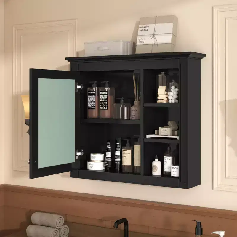 30 x 28 Wall Mounted Medicine Cabinet with Mirror