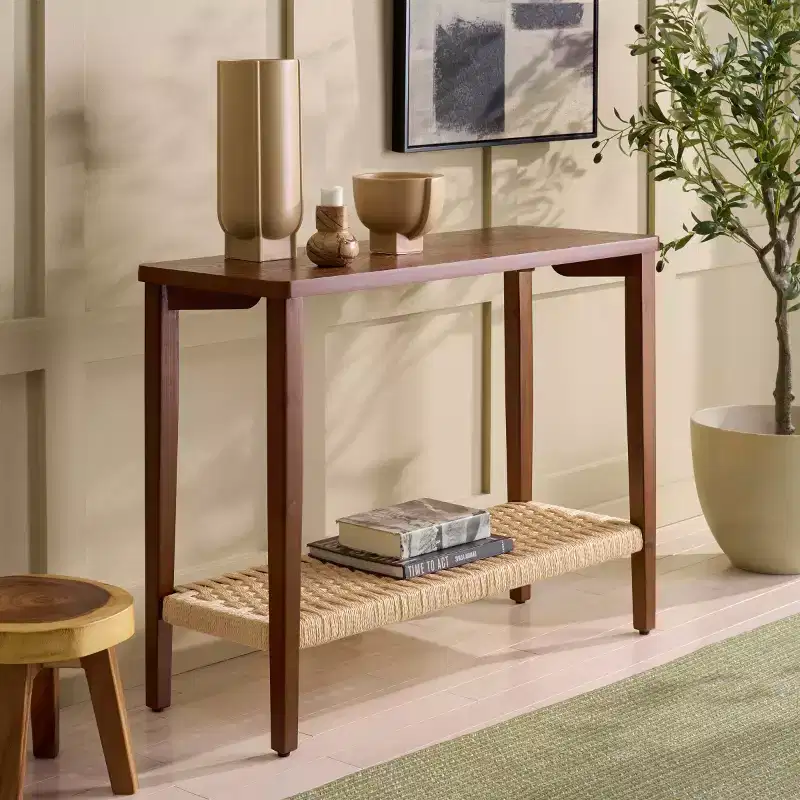 Chasu 1 Shelf Console Table - CNS2303 - Safavieh