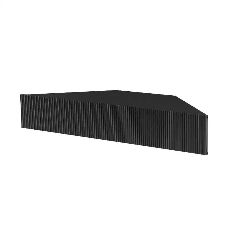Vondal Mid-Century Modern 3 Shelf Corner Floating Console TV Stand for TVs up to 50