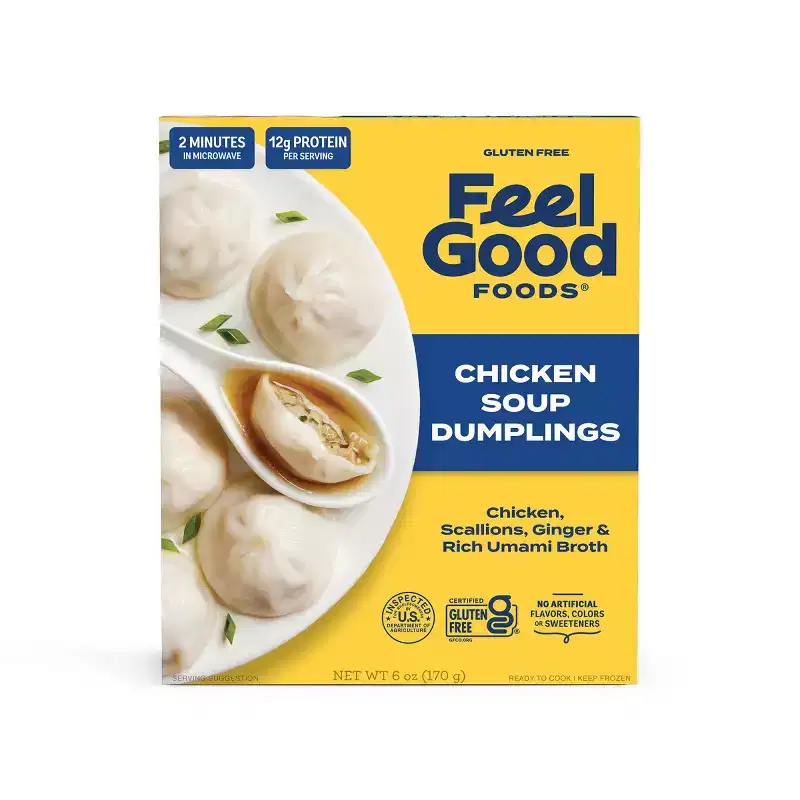 Feel Good Foods Gluten Free Frozen Chicken Soup Dumplings - 6oz