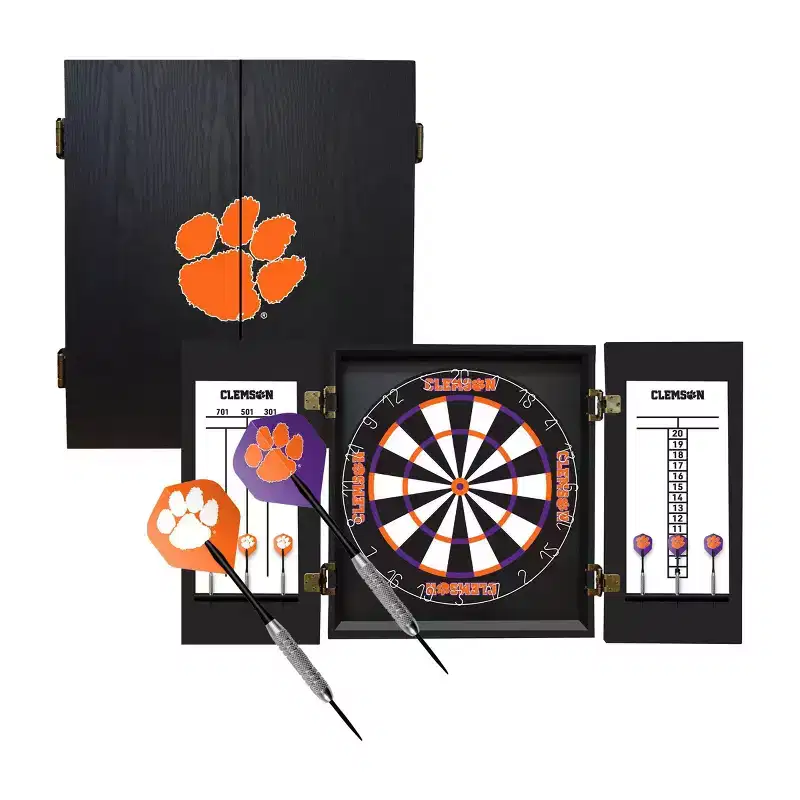 NCAA Clemson University Fan's Choice Dartboard Set