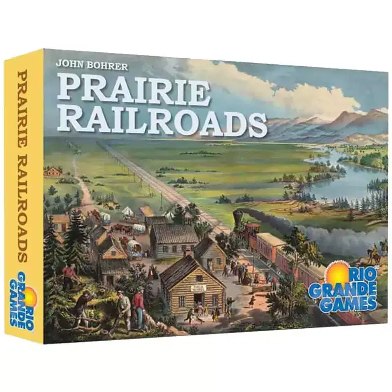 Rio Grande Games: Prairie Railroads - Train Strategy Board Game, Ages 14+