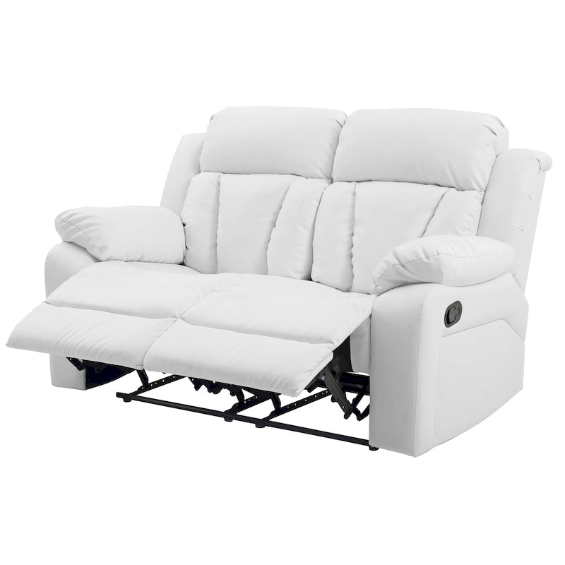 Daria Faux Leather Reclining Loveseat