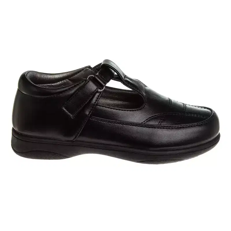 French Toast Girls Toddler School Shoes with Stitched Details