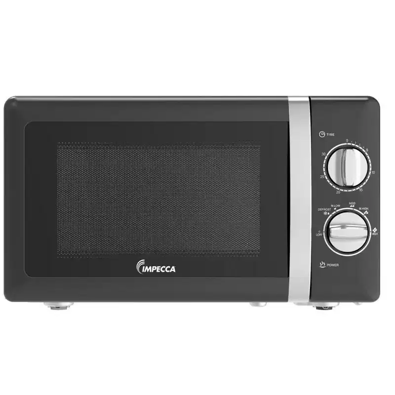 Impecca 0.7 Cu. Ft. Retro Countertop Microwave Oven - Black