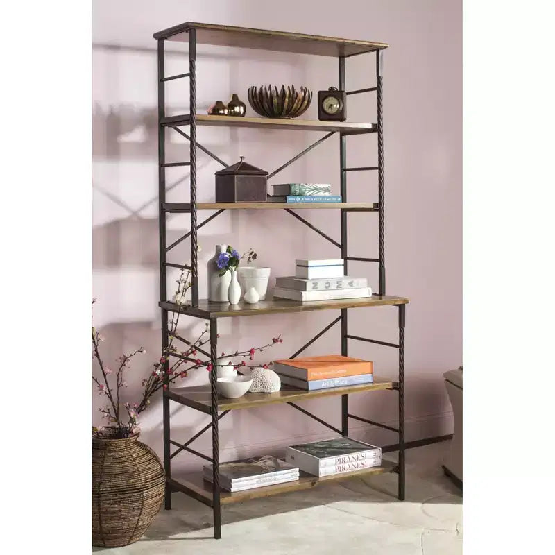 Bookshelf frame crafted of Fir Wood