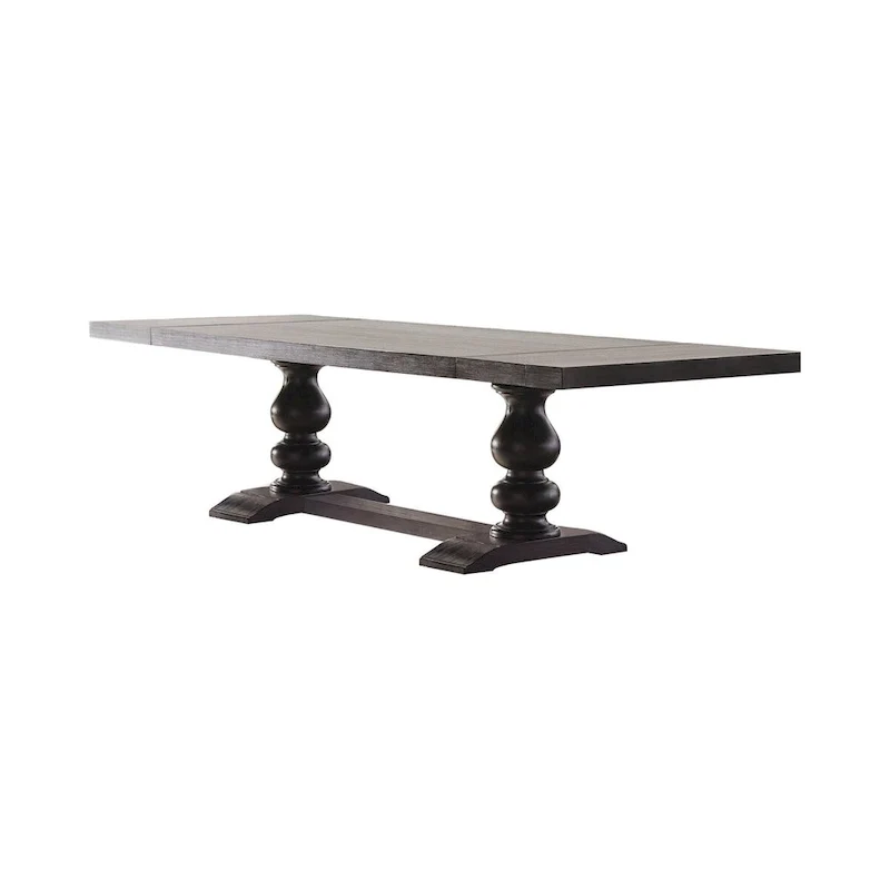 Vallerie Grey and Antique Noir 8-piece Dining Set